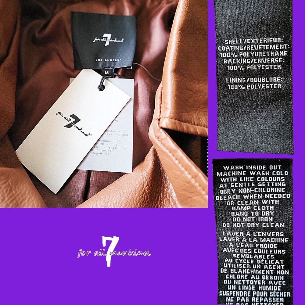 7 for All Mankind NEW Y2K Oversize Various Zipper… - image 5